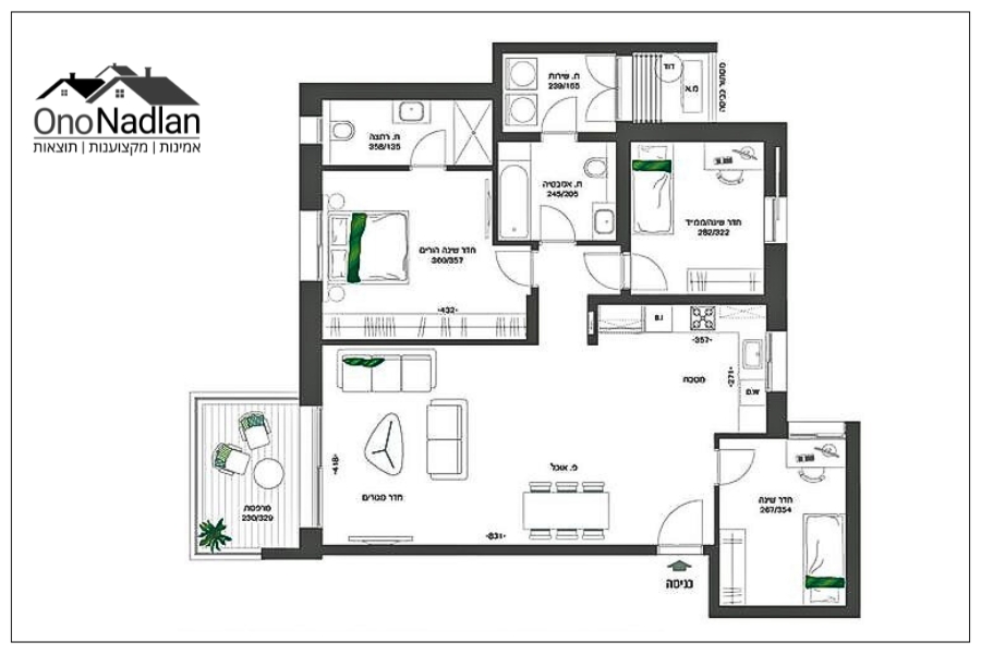 אשדר צומת סביון תכנית דירה